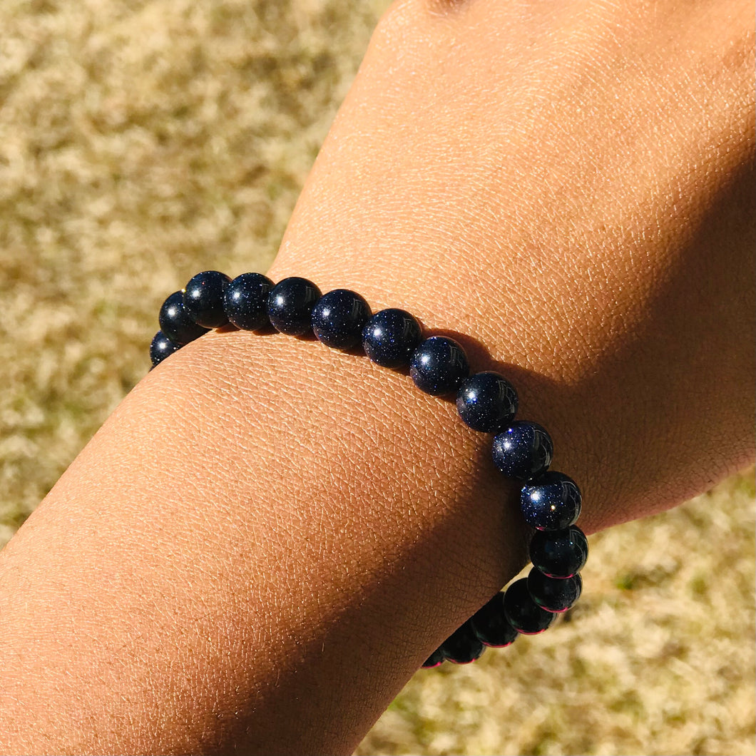 Blue Goldstone Cryslet